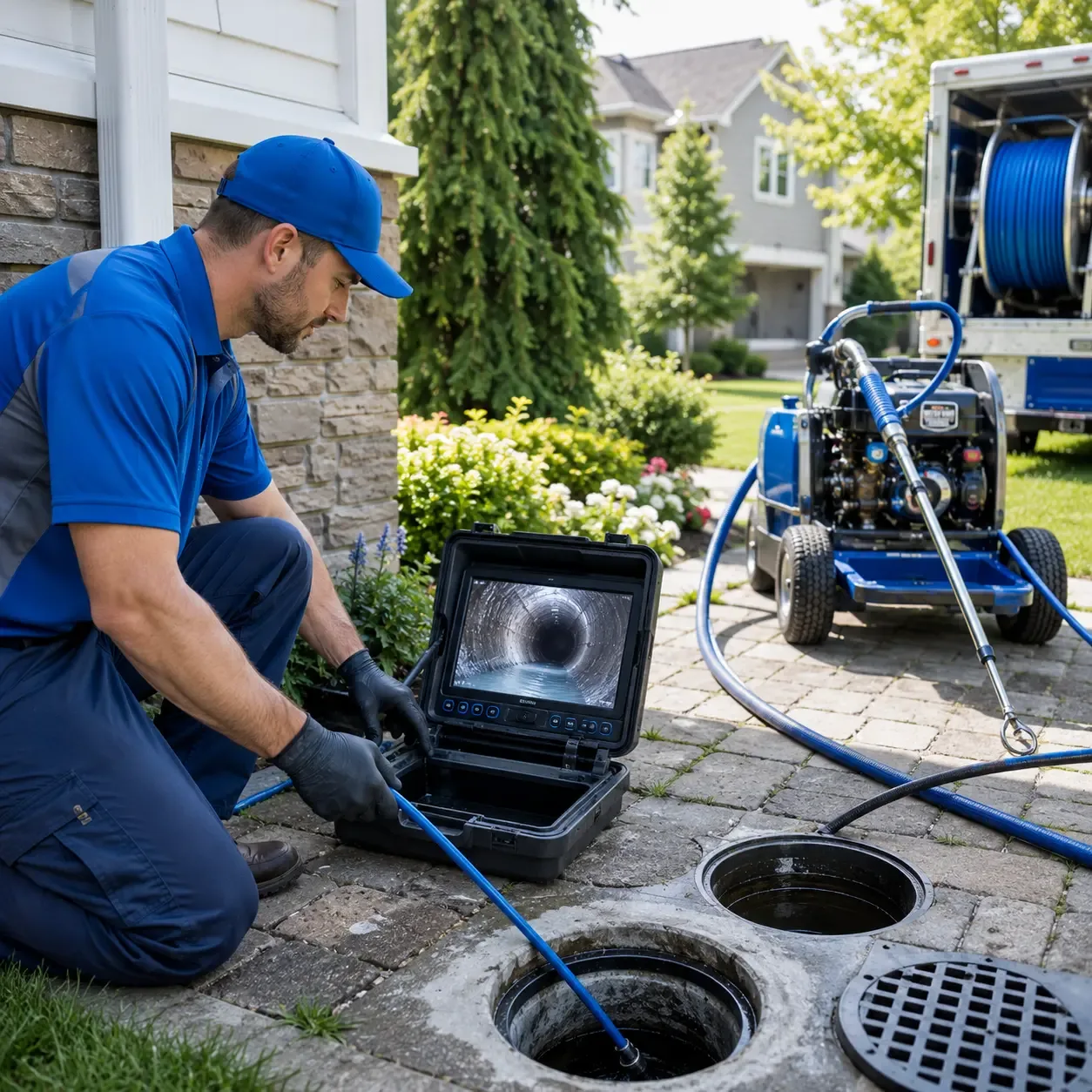 Outdoor drain cleaning professionals serving Rio Vista, TX